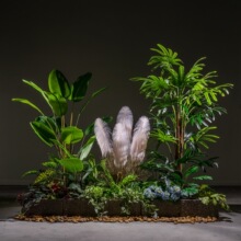 大型仿真绿植假树植物落地盆栽室内橱窗装饰场景布置造景景观摆件