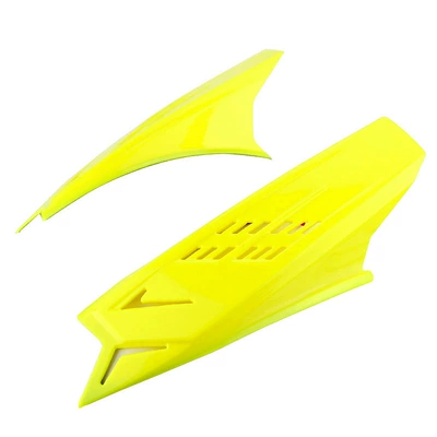 Motorcycle Running Helmet Horns Motosiklet dəbilqələri - yellow