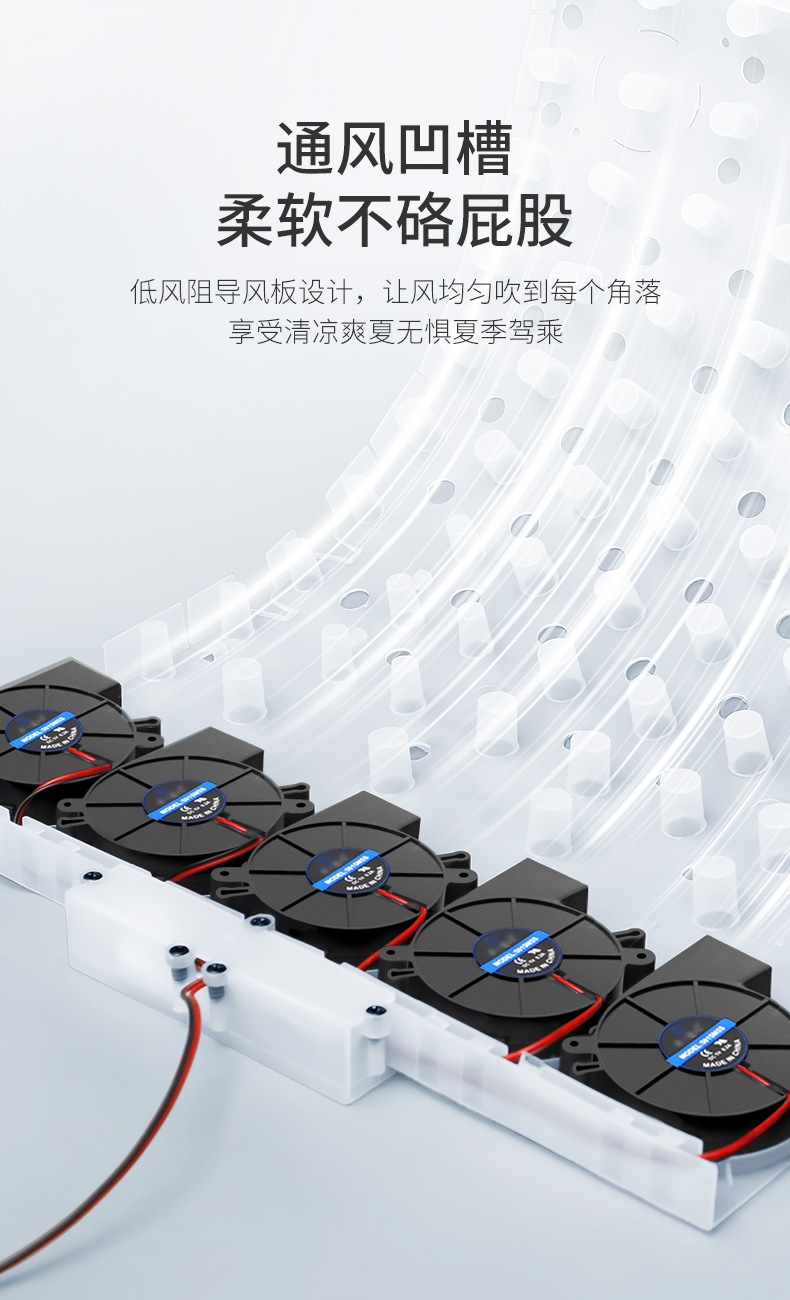 2025 new summer car full set of cushion manufacturers wholesale car seat universal cool cushion refrigeration ventilation seat cushion