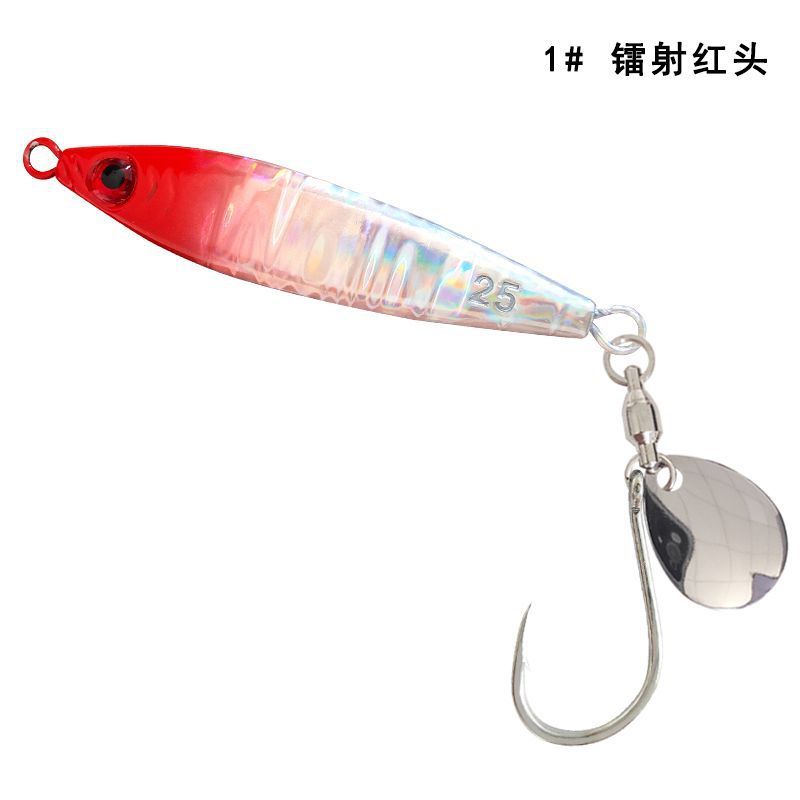 海釣りボート釣りサバ鉄板サバスパンコールシングルフックショアキャストサバ小太り鉄板ルアー餌カツオ偽餌|undefined