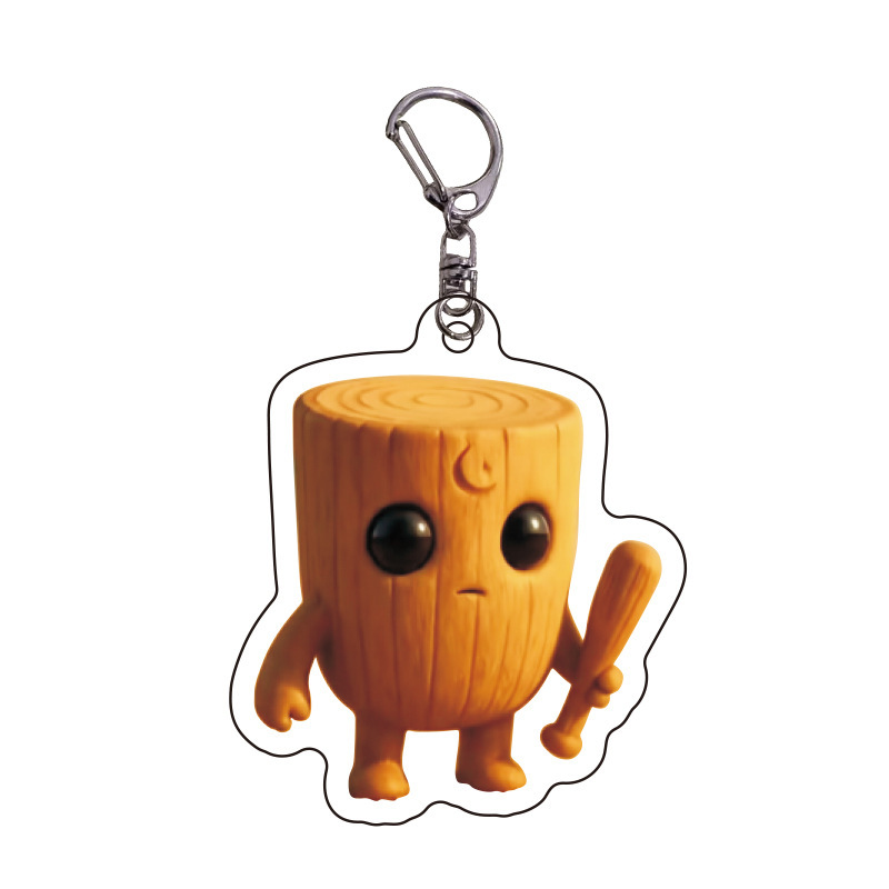 Douyin Hot Terrier, montañas extranjeras, mares y mares, Acrylic, bestias extrañas, llaveros abstractos divertidos, colgantes, regalos de celebridades de Internet