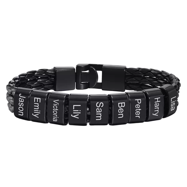 Three-layer black engraving model + 9-section black buckle