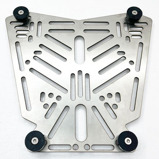 Aluminum Alloy Stainless Steel Tail Box Quick Release Base Electric Vehicle Bottom Plate Transfer Installation Connection Adjustable Hole Position Accessories