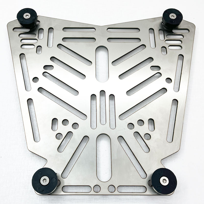 Aluminum Alloy Stainless Steel Tail Box Quick Release Base Electric Vehicle Bottom Plate Transfer Installation Connection Adjustable Hole Position Accessories