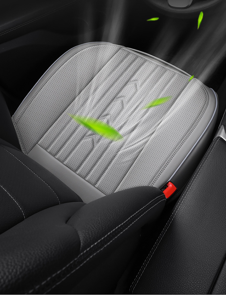 New car cushion four seasons universal full surround nappa leather cushion four seasons cushion single piece breathable seat cushion wholesale