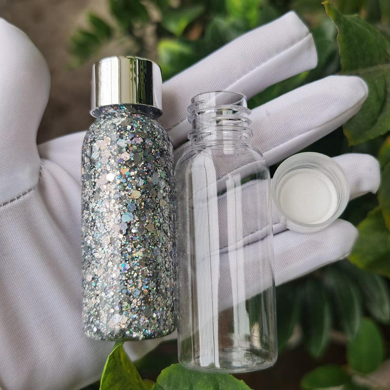 DIY小样分装空瓶35ml塑料瓶透明小口密封瓶罐 酒精液体分装空瓶子