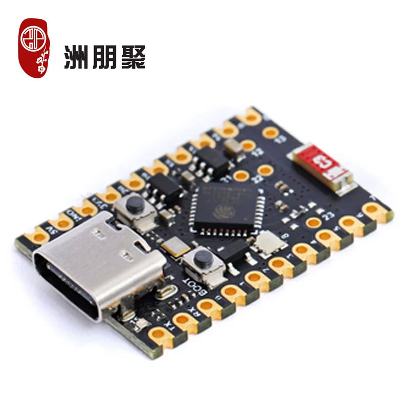 Разработческая плата ESP32‑C6 SuperMini, микроконтроллер, плата-ядро для программирования и обучения