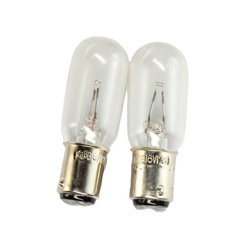 Xiangyang brand YQ6-12-1 Xiangyang 6V12W BA15D metallurgical microscope bulb, exciter bulb, long shape.