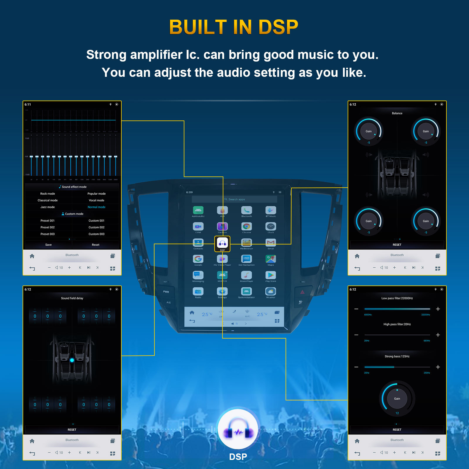 For Mitsubishi Pajero 2020 12.1" Vertical Screen Car Android Navigation