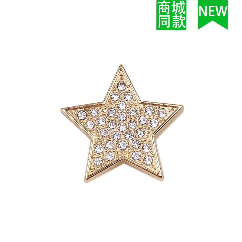 クロスボーダー卸売新しいクロックスアクセサリー靴バックル金属レターチェーン適応クロス靴花 DIY アクセサリー|undefined