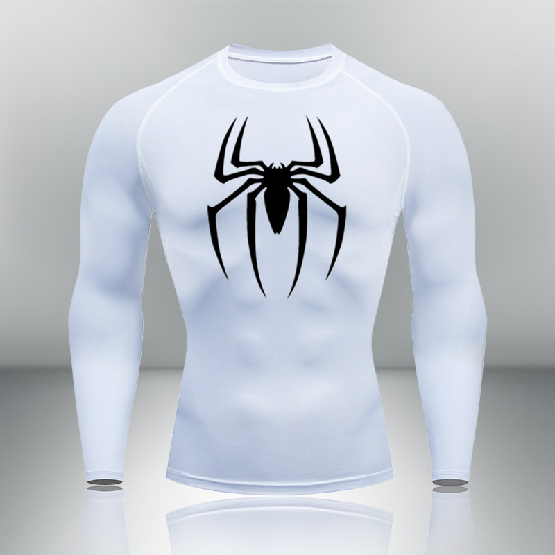 レオタードの長袖の男性の丸首の運動の底の服のtシャツの通気性の速乾の服のスポーツはランニングのフィットネスの服を訓練します。|undefined