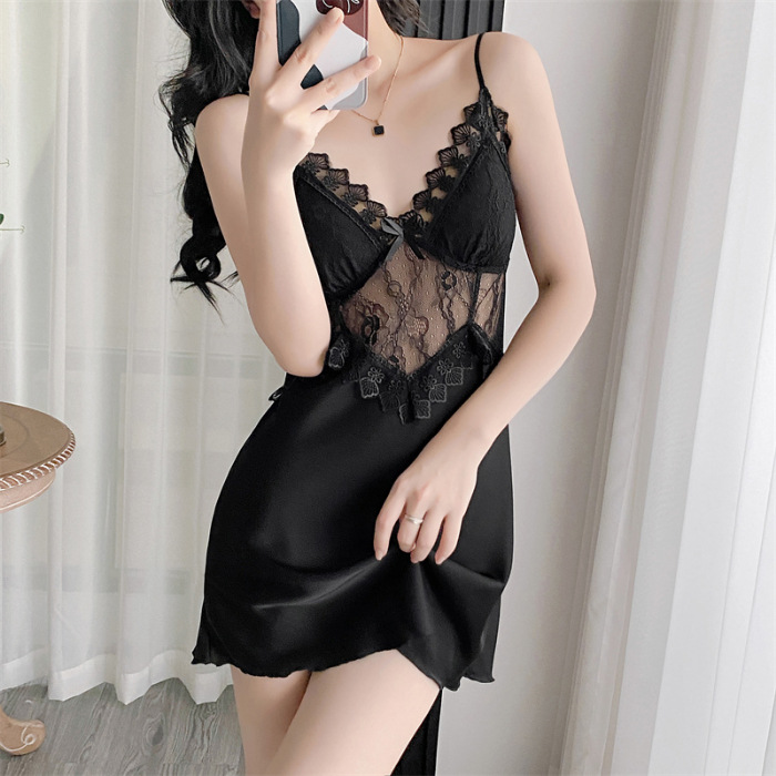 1215 블랙 서스펜더 스커트