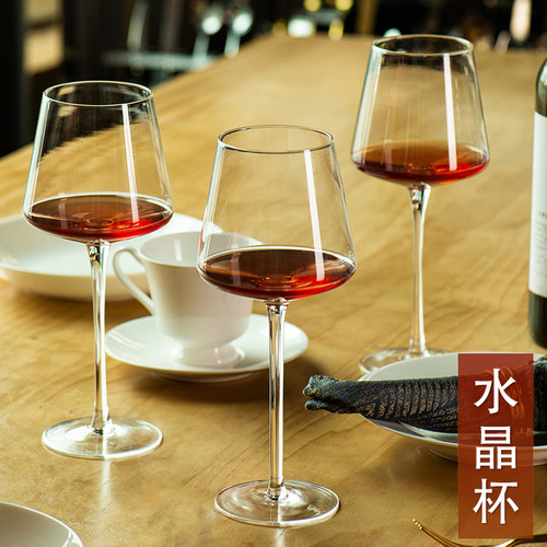 Crystal glass red wine glass set European glass goblet creative wine glass decanter wine set home