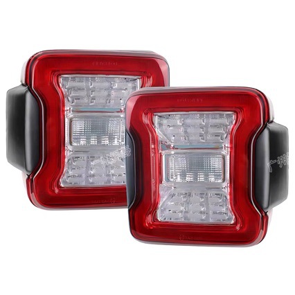 Suitable for Jeep 18-26 JL Wrangler rear lights, LED tail lights, original factory style, available in European and American specifications