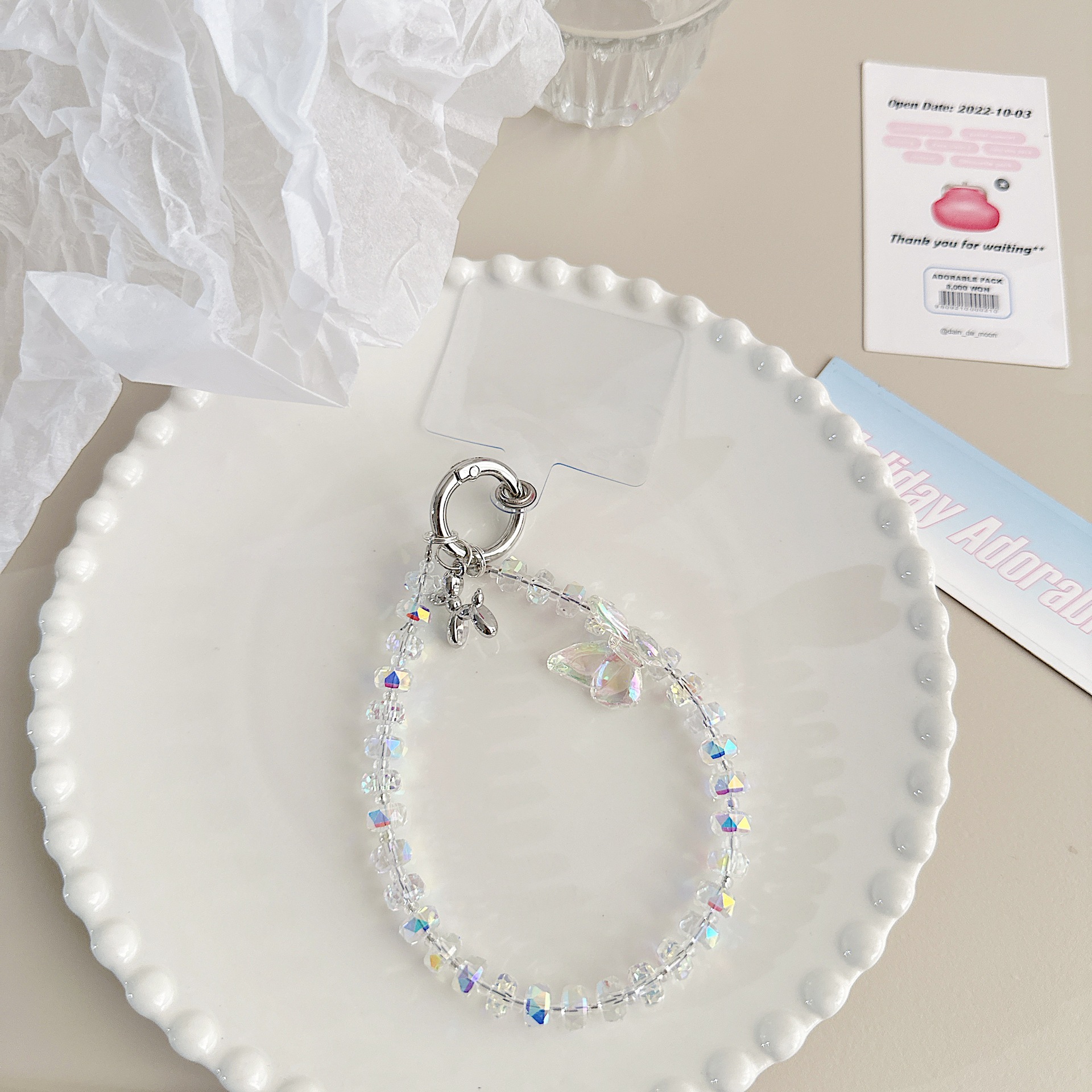 Cute viento dulce caricatura cuentas de teléfono móvil colgante colgante universal bolso de teléfono móvil colgante colgante col