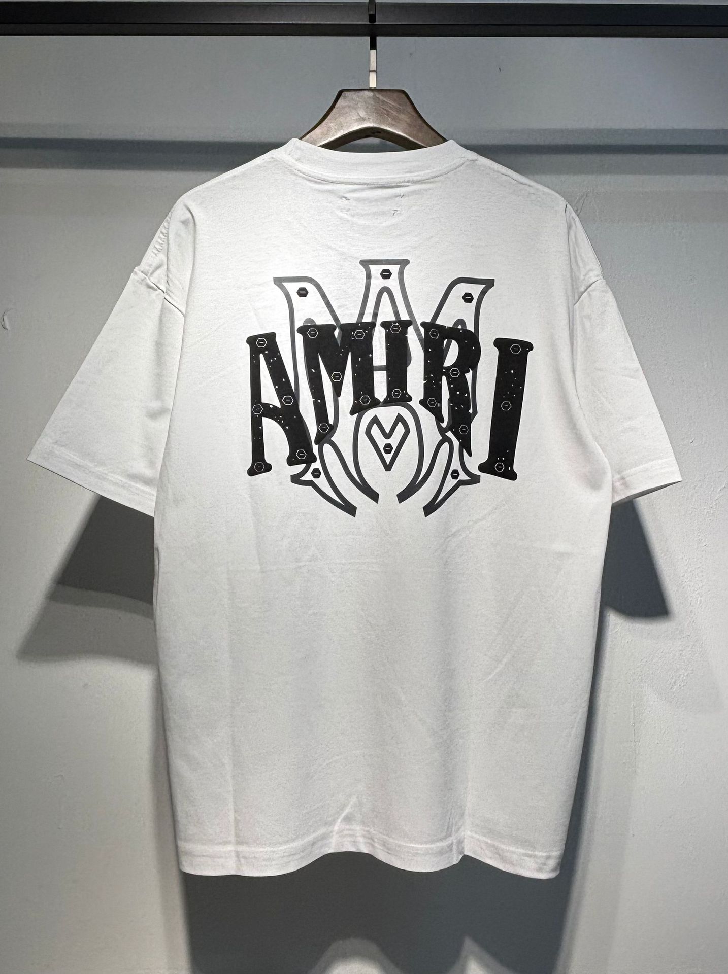 Verano nueva camiseta de manga corta impresa de letras suelta marca de moda hombre camiseta casual de media manga mujer