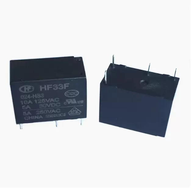 HF33F-024-HS3宏发继电器JZC-33F-024-HS34脚常开工业控制专用