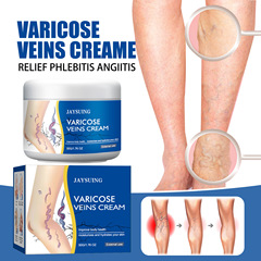 Jaysuing Vein Repair Cream, Earthworm Leg Varicose Veins Reduction Pain Relief, Red Blood Vessel Nourishing Repair Cream
