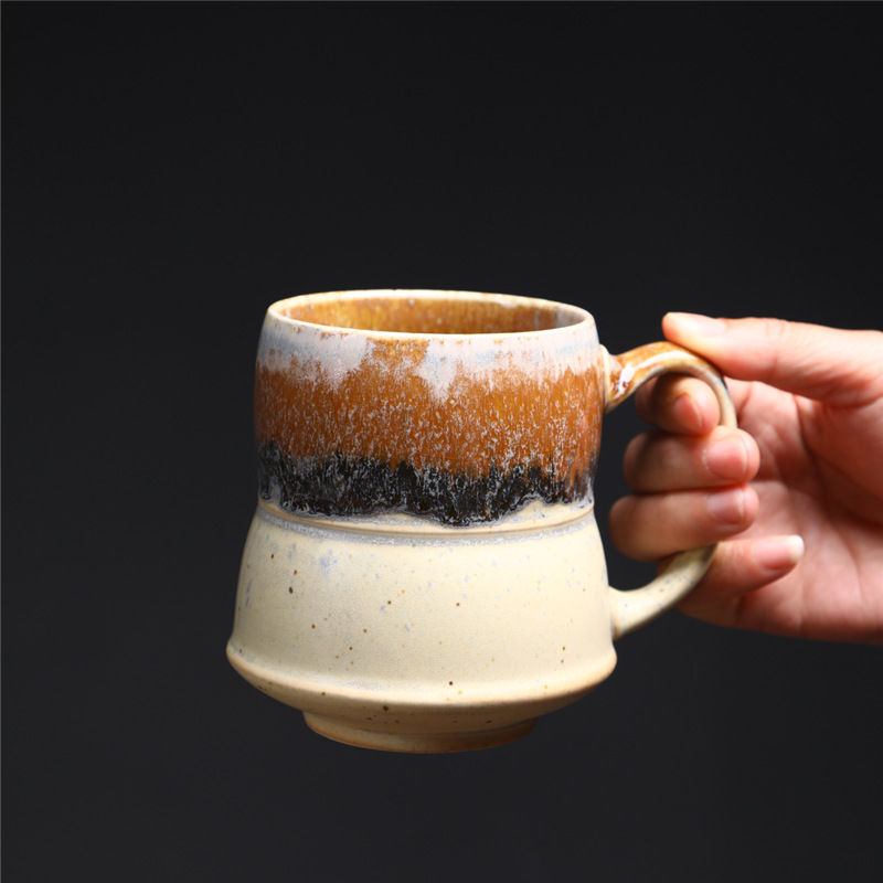 Large-Capacity Mugs, Middle Eastern Top Quality Style Large Ceramic Supply, Kiln-Fired Water Cups, Vintage_voghion.com