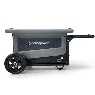 Aoke 3kw carro pequeño tipo doméstico industrial impermeable energía solar fotovoltaica almacenamiento de energía fuente de alimentación móvil