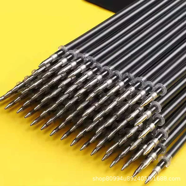 Pull cap bullet refill 0.5mm black student refill office signature 0.38 needle tube neutral refill