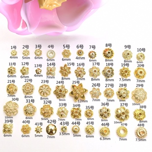 ��ɫ14k/18k�����и����U�ջ�ñ�ִ�������diy���������Ƭ