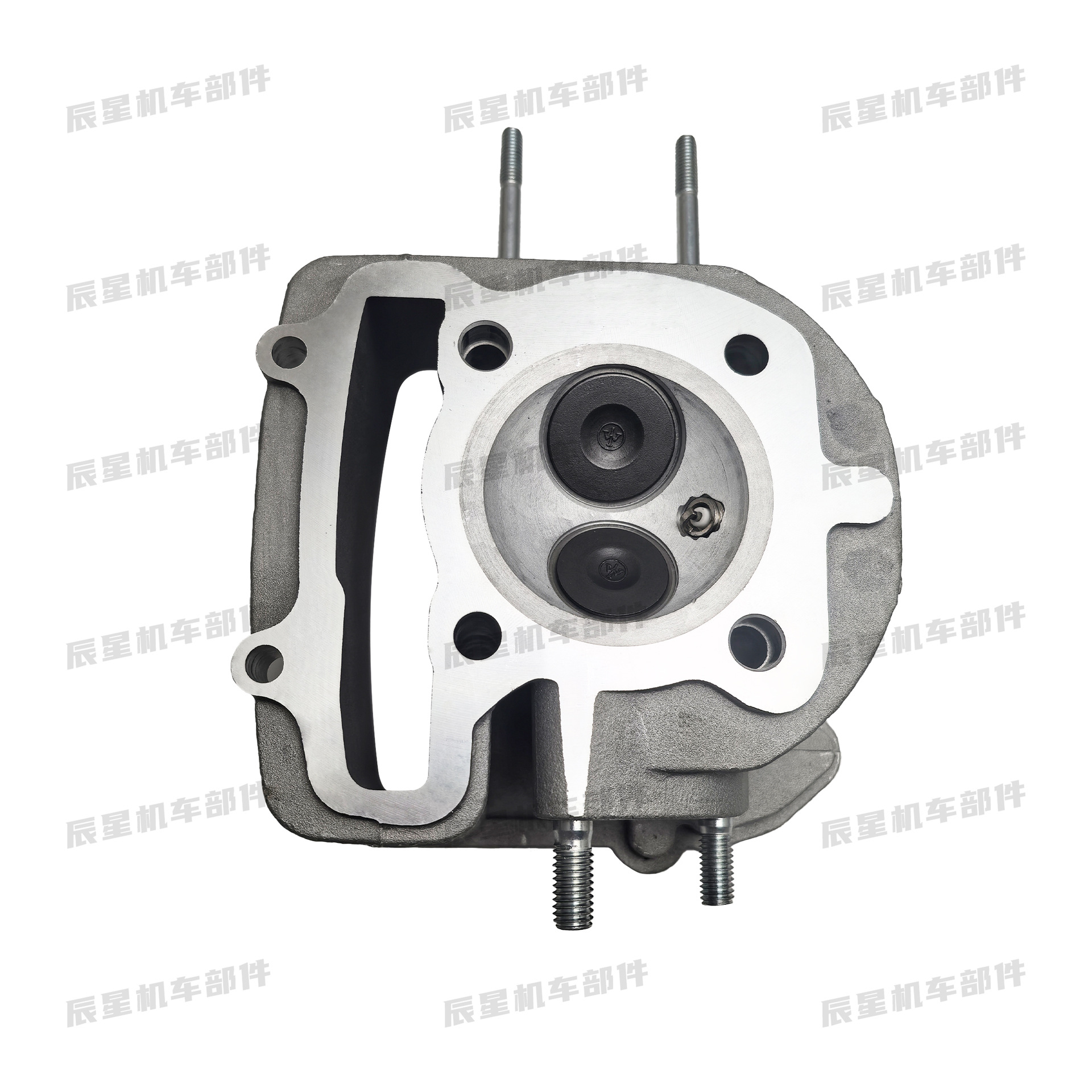 Pedal motorcycle engine parts GY6-200cc cylinder head assembly