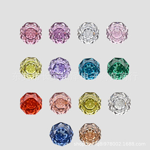 Eight-sided Millennium Rose Cut 6/7/8mm High Carbon Diamond Artificial Gem 5A Zircon Bare Stone Jewelry Accessories Live Hot