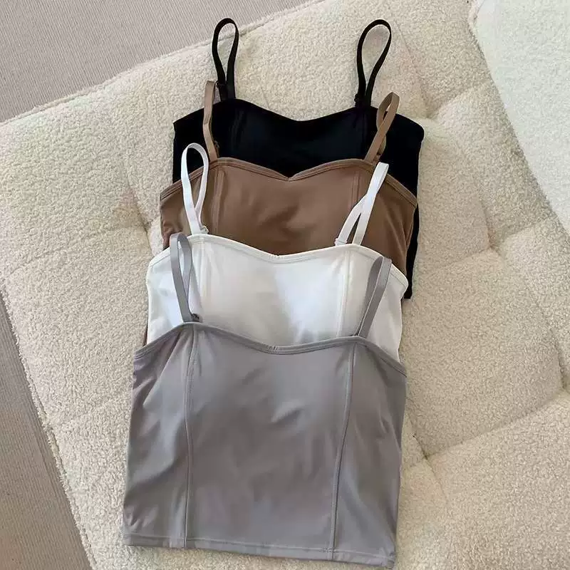 Шёлковая поддерживающая база белья как верхняя одежда, топ-бюстье, красивая спина, утягивающий эффект