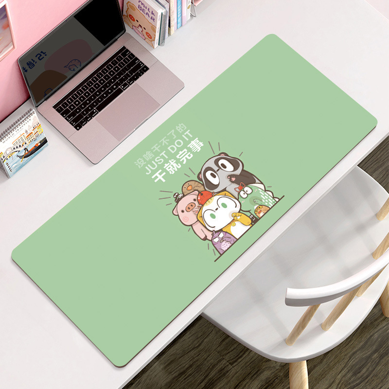 Oversized Creative Text Little Red Riding Book Same Style High Color Value Cartoon Mouse Pad Table Mat Thickened Keyboard Cushion