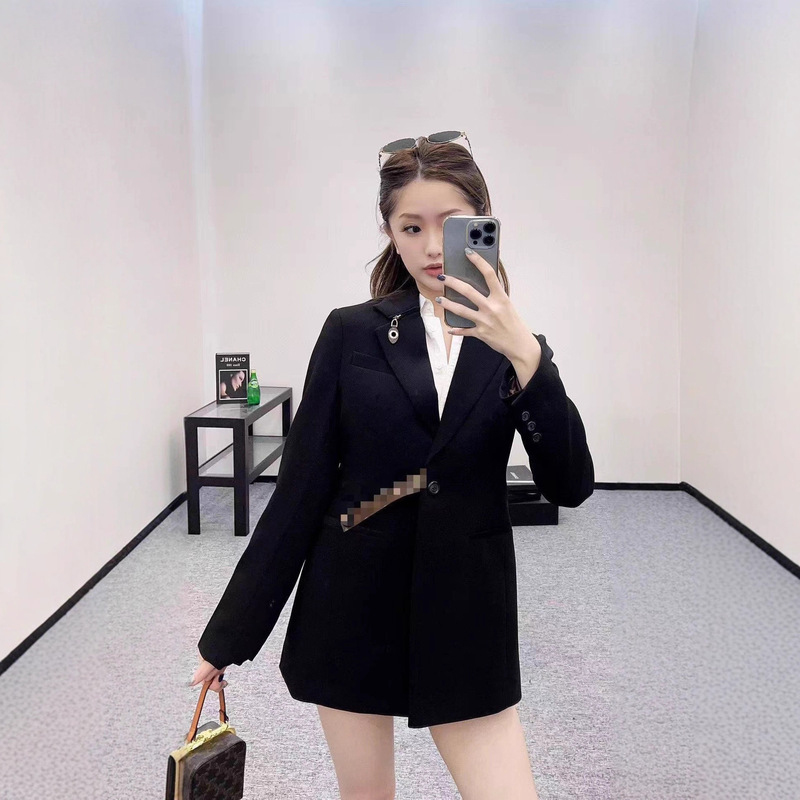 2025 Nanyou Haute Couture Presbyopic Letters Fully Printed Lined Fashion Suit Lapel Belt Suit Jacket for Women 2025 Nanyou Haute Couture Presbyopic Letters Fully Printed Lined Fashion Suit Lapel Belt Suit Jacket for Women