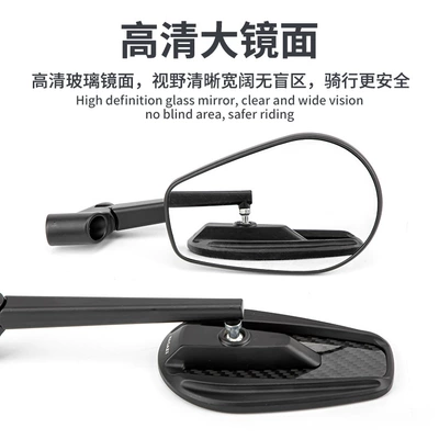 Wide Field of View, Motorcycle rearview mirror