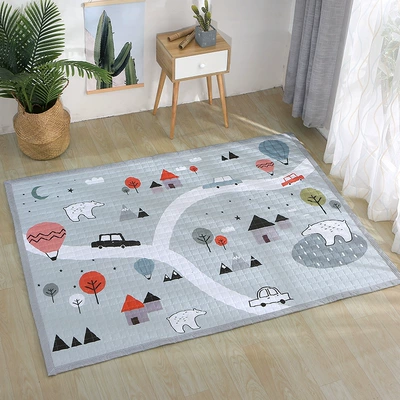 Avtomobil döşəmə paspasları — Crawling Game Floor Mat - gray-maze-145195-about-2kg-with-independent-packaging