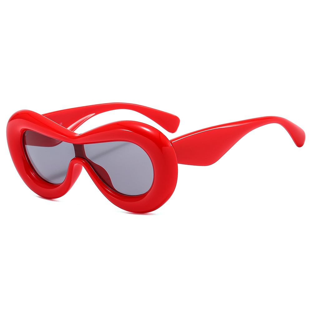New One-Piece Sunglasses Bubble Sunglasses Candy Color Glasses