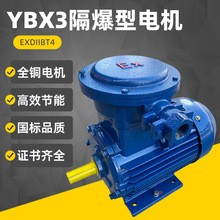 厂家供应3KW防爆电机隔爆变频电机防爆电机YBX4防爆马达