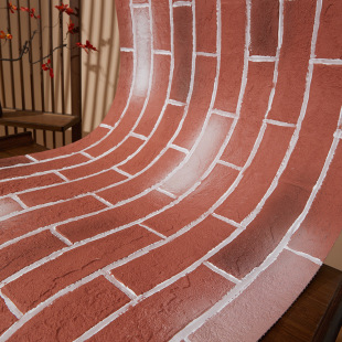 Cultural Brick Soft Porcelain Large Slab Lightweight Cultural Stone Antique-Style Brick Tv Background Wall Villa Exterior Wall Brick Balcony Tile