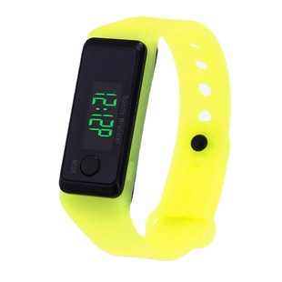 New luminous pedometer silicone in stock running LED couple sports calories Watch Gift electronic watch
