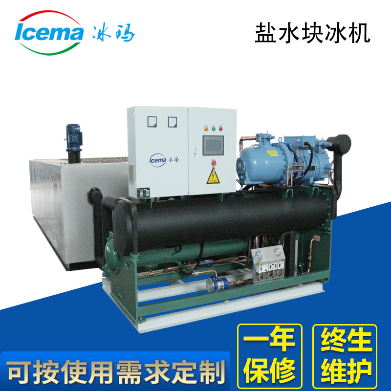 非集装箱盐水块冰机厂家日产10吨移动式备全自动制冰机上海冰玛供