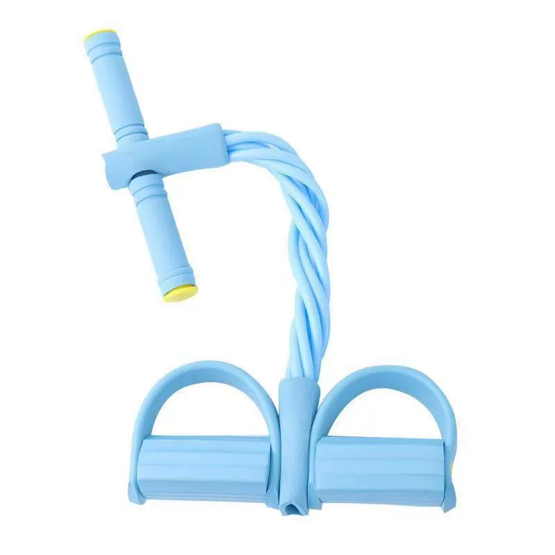 Pedal Puller Resistance Trainer, TPE Tube & NBR Foam, 4/6/8-Tube Options, Portable Ab Workout