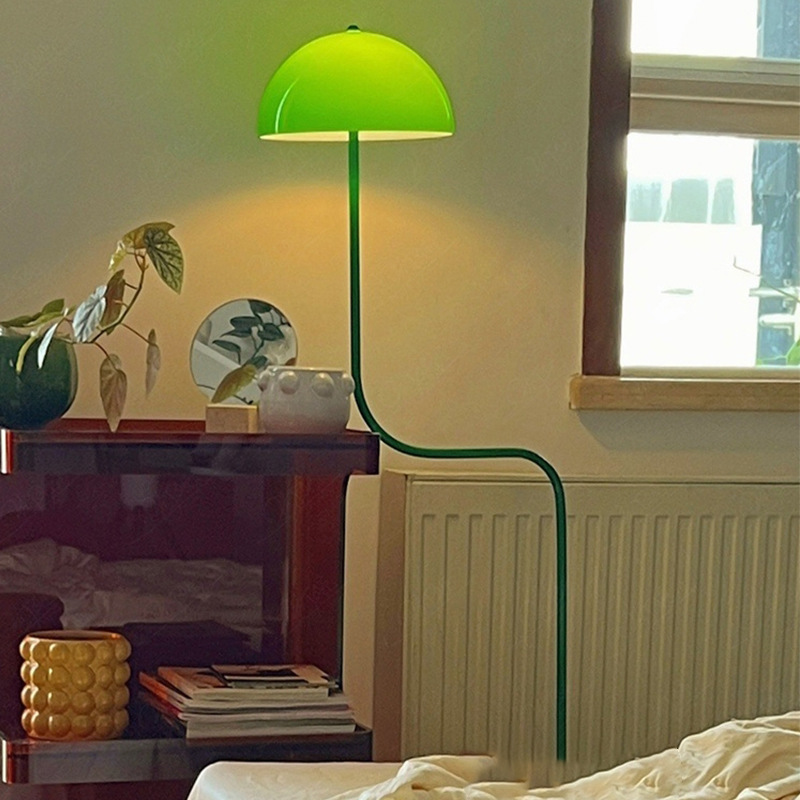 Mushroom table lamp simple living room sofa side art floor lamp creative bedroom bedside Danish Jade bean sprout lamp