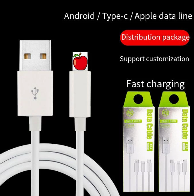 Настройка кросс-борт iPhone данных Data Line/Quick Charge Android type-c кабель