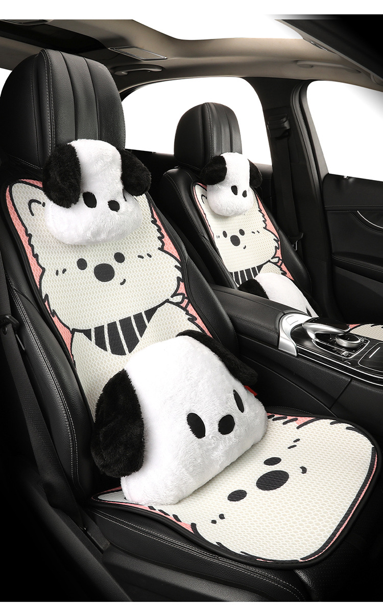 Car seat cushion for all seasons, goddess-style seat pad, summer breathable and ventilated seat cover, high-end non-slip new seat cover