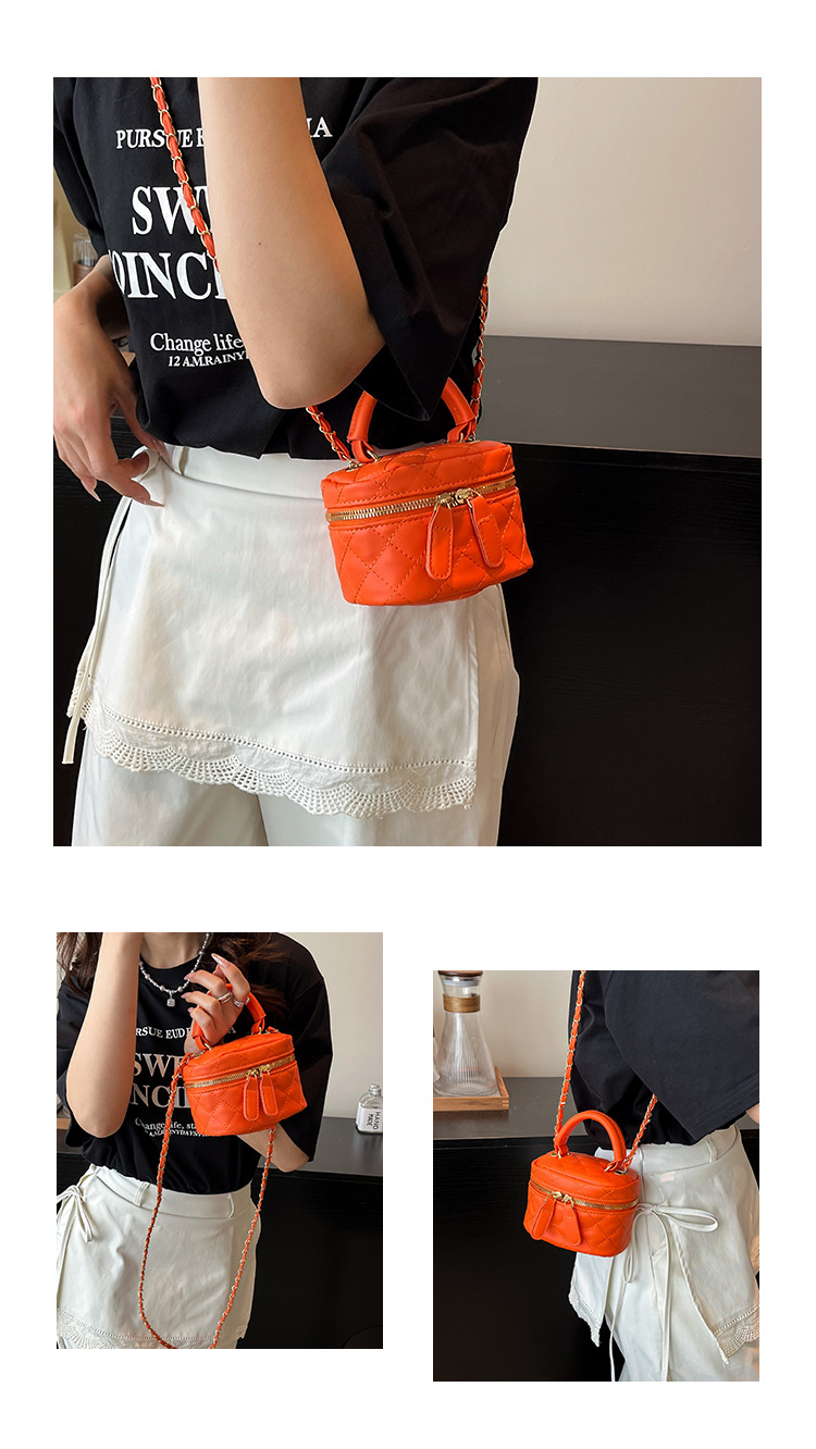 169g Weight Zipper Closure Type Single Shoulder Strap Strap Type Shoulder Bag Bags Type Casual Occasion Pu Leather Material Solid Color Pattern All Seasons Season Women's Gender Streetwear Style Square Shape Women's Pu Leather Solid Color Streetwear Square Zipper Shoulder Bag 3