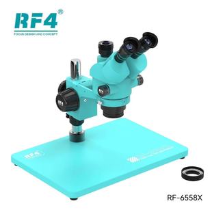 Rf4 High Magnification Microscope Mobile Phone Motherboard Repair Hd Microscope 7-50X Double Arm Continuous Zoom Microscope