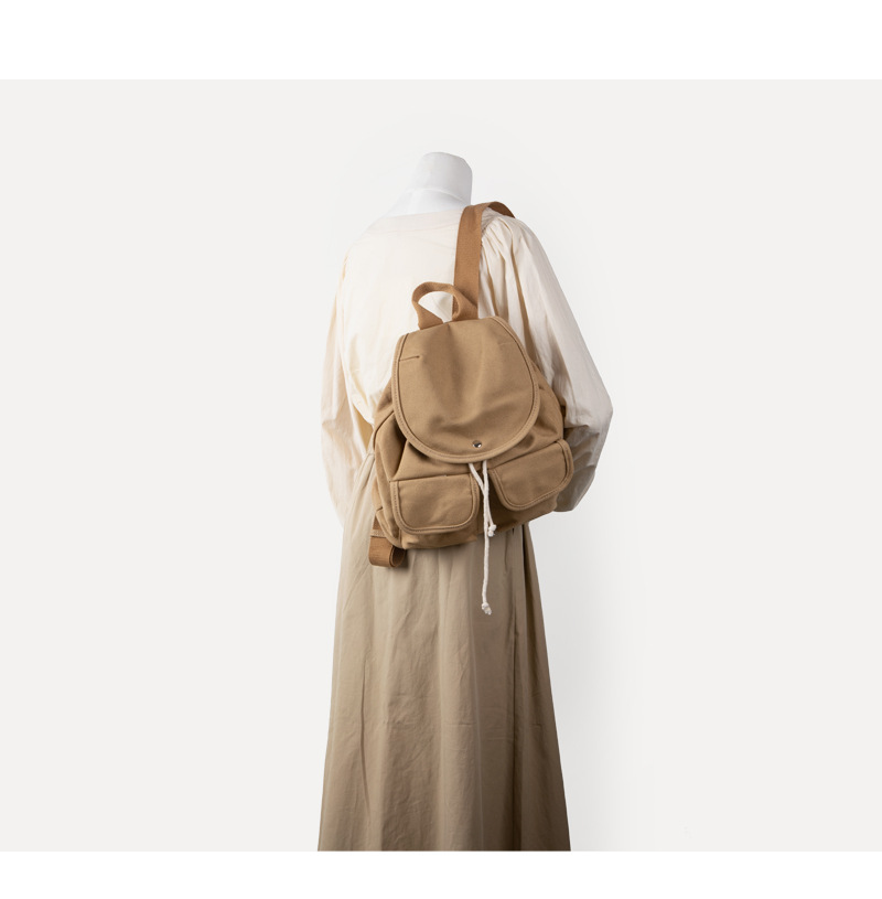 Damen Canvas Rucksack Minimalistischer City Rucksack Für Pendler_voghion.com