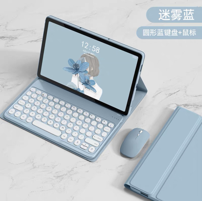 Redmi Pad SE 11 インチ 2023 Bluetooth キーボード保護カバー ラウンドキャップ マジックタッチ Redmi Pad 2 ケースに適しています。|undefined