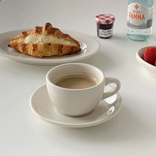 活动价咖啡杯带杯垫陶瓷加厚博主同款港风马克杯下午茶奶茶杯整套