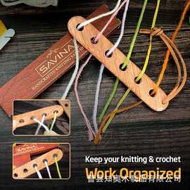 家用缝纫DIY木制穿带器长款穿引器工具穿绳器手工皮筋穿带理线器