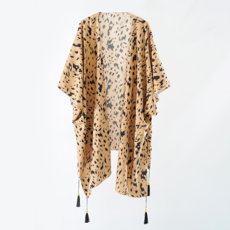 Capa Poncho de Playa para Mujer de Poliéster, Protección Solar UPF30+, Delgado