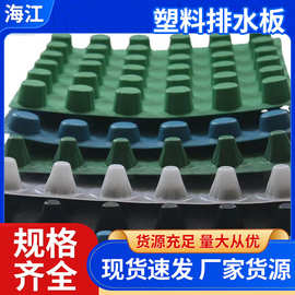 【排水板】实体厂家凹凸排水板屋顶绿化HDPE疏水板塑料排水板现货